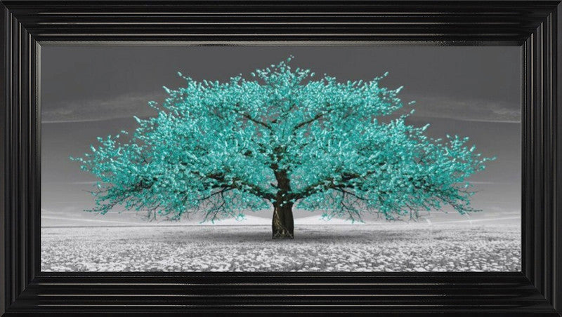 Teal Cherry Blossom Tree