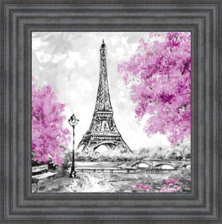 Paris Blossoms in Magenta II
