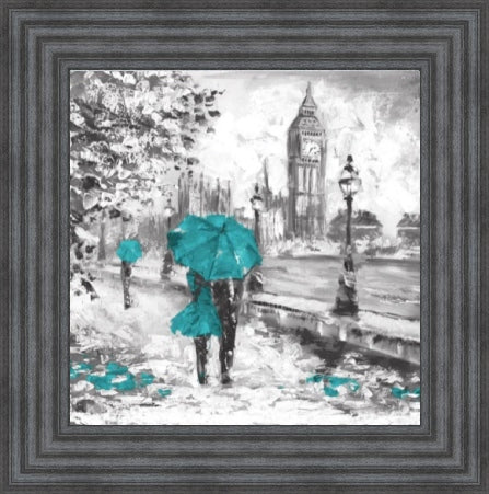 Strolling Through London Turquoise