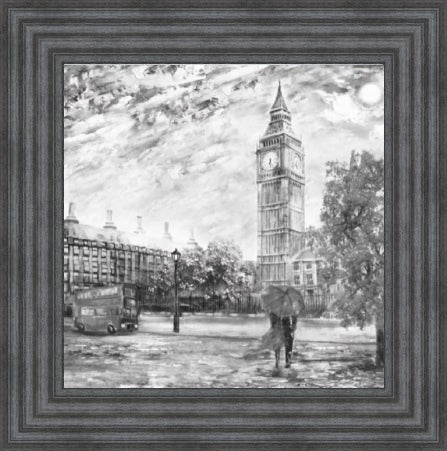 London Blossoms in Black and White II