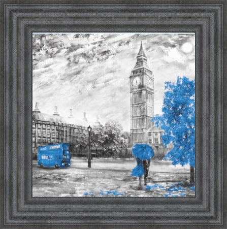 London Blossoms in Blue