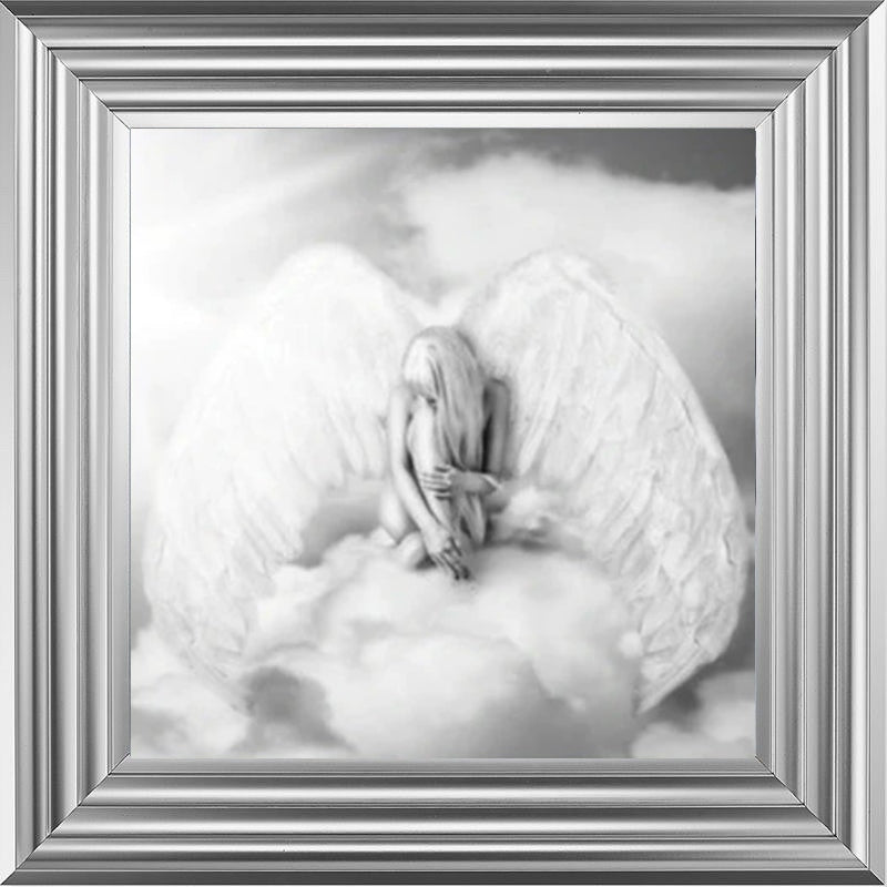Angels Embrace - Black and White
