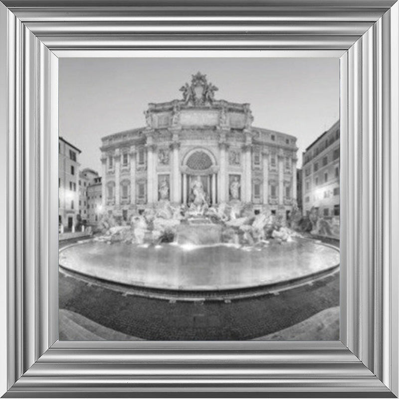 Trevi Fountain, Rome - Black and White