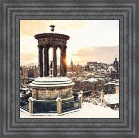 Winter at Calton Hill, Edinburgh