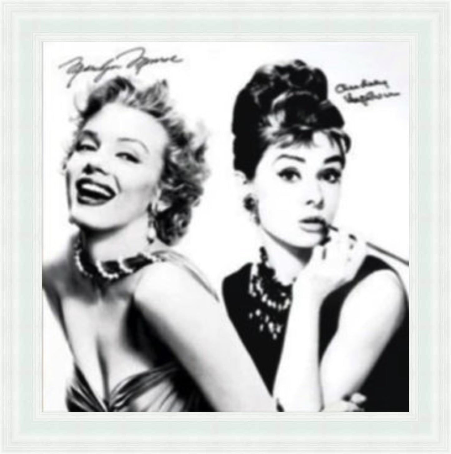 Audrey and Marilyn Liquid Art