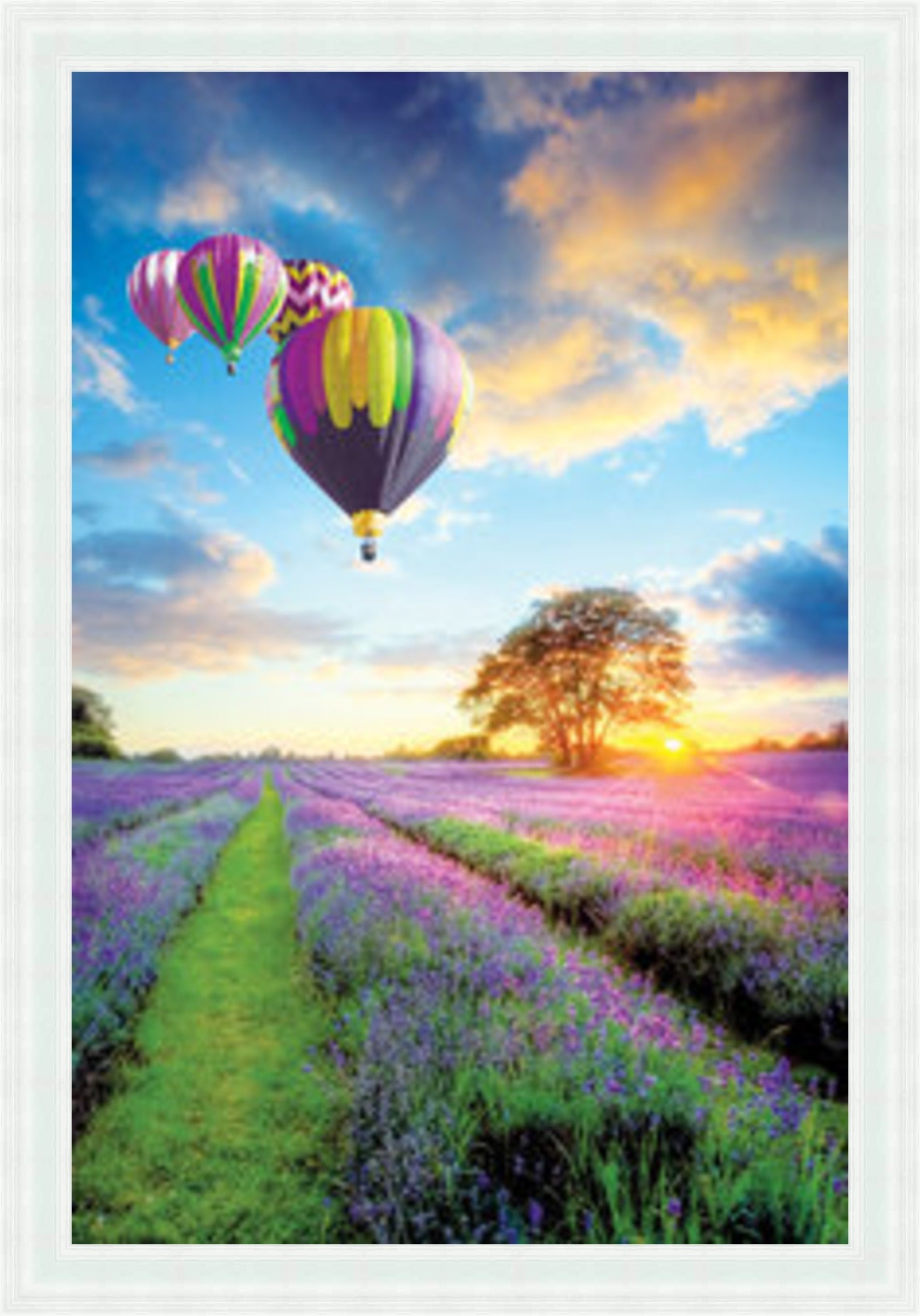 Balloons & Lavender Liquid Art