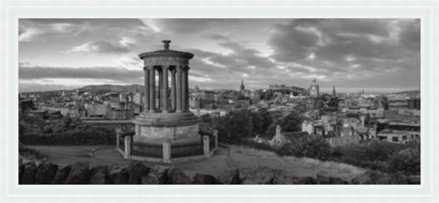 Calton Hill, Edinburgh (BW) Liquid Art
