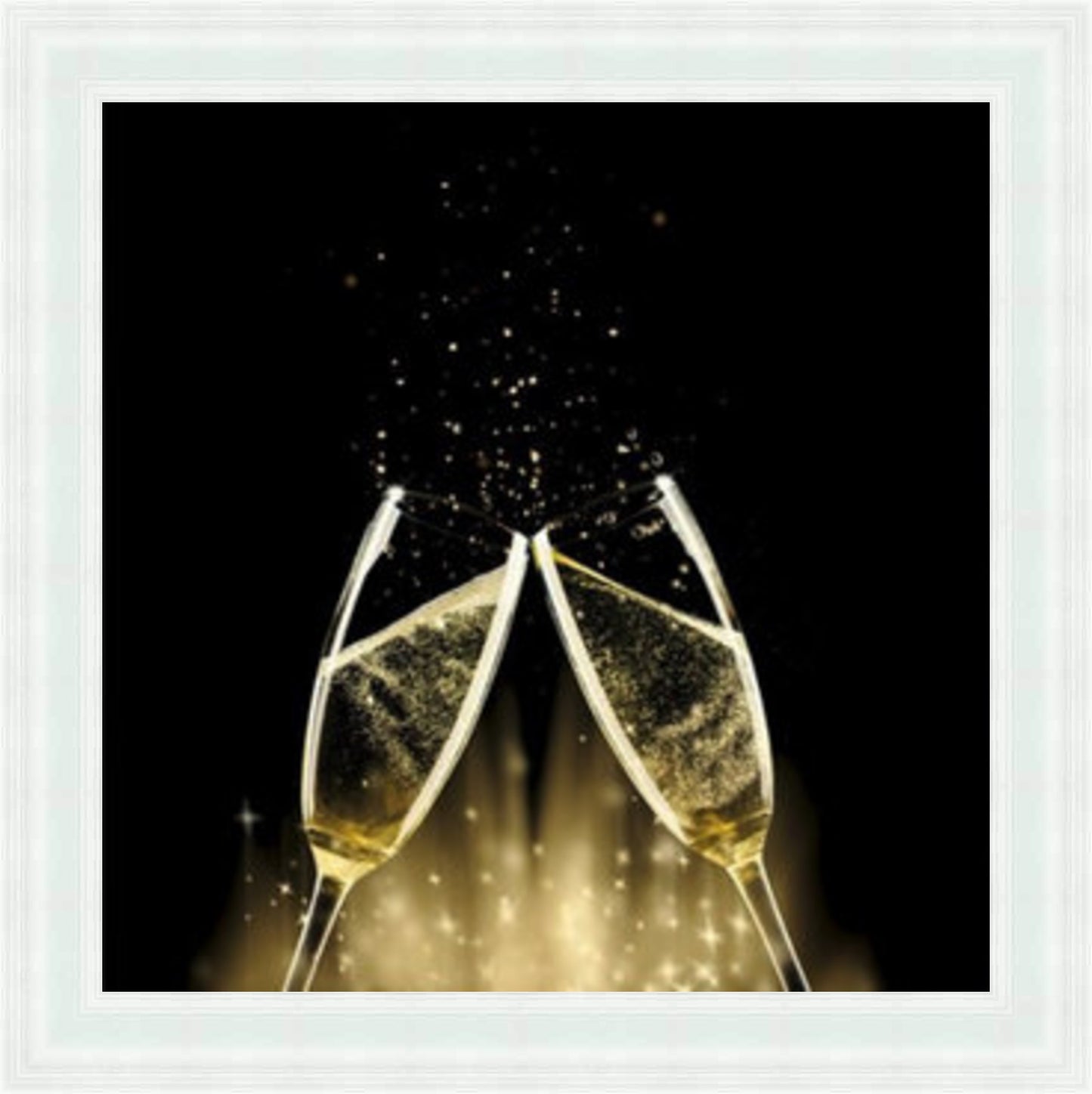 Champagne Bubbles - Colour Burst Liquid Art