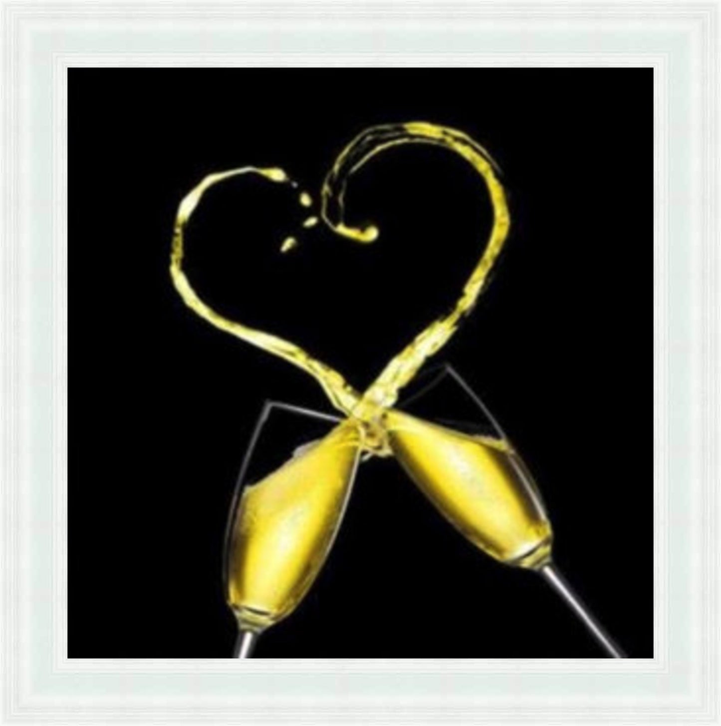 Champagne Lovers Liquid Art