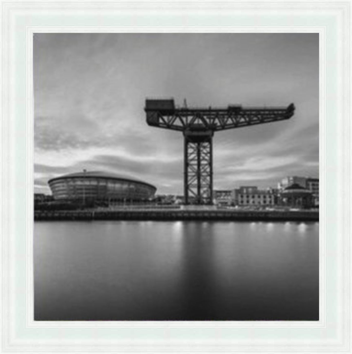 Finnieston Crane (BW) Liquid Art