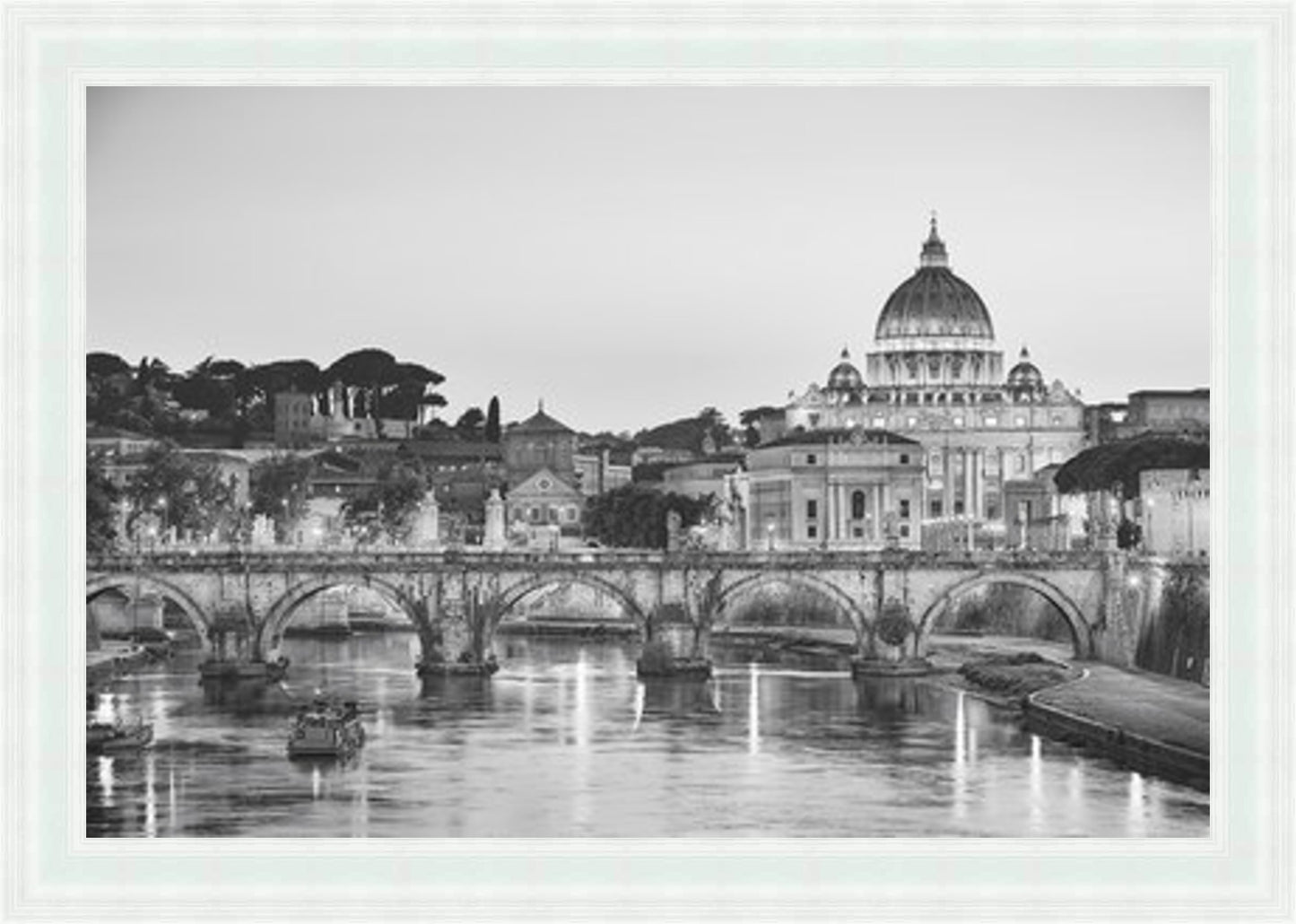 St Peter's, Rome (BW) Liquid Art
