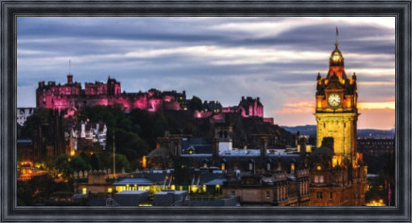 Twilight Over Edinburgh Liquid Art