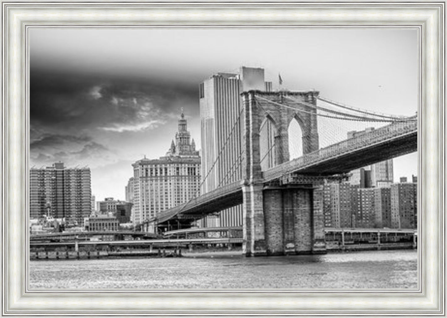 Vintage Brooklyn Bridge Liquid Art