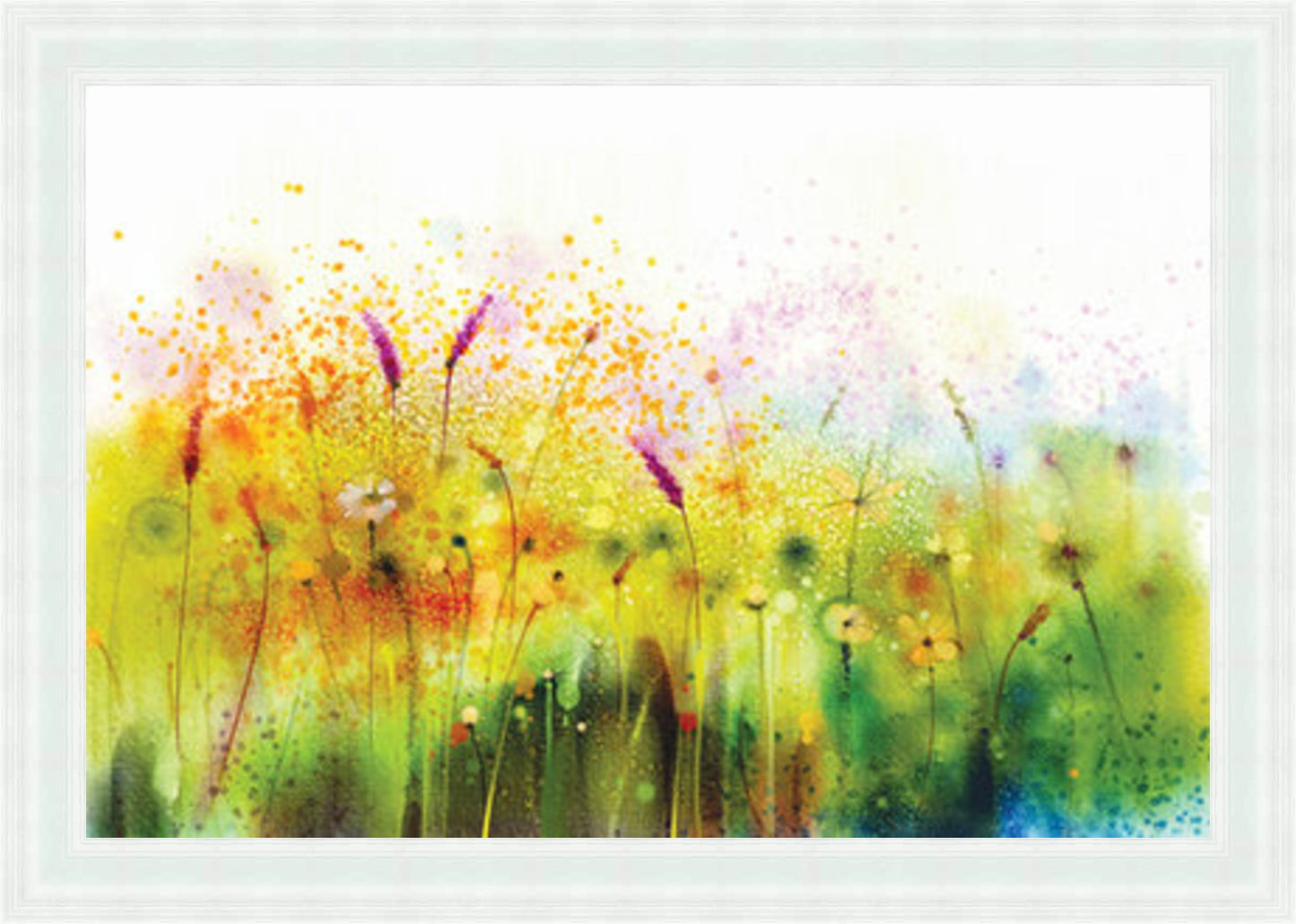 Colourful Flowers Liquid Art