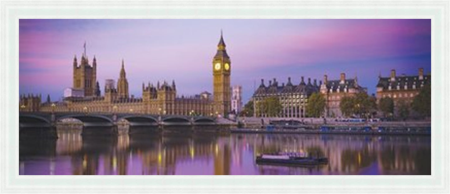 Skyline on the River Thames Liquid Art