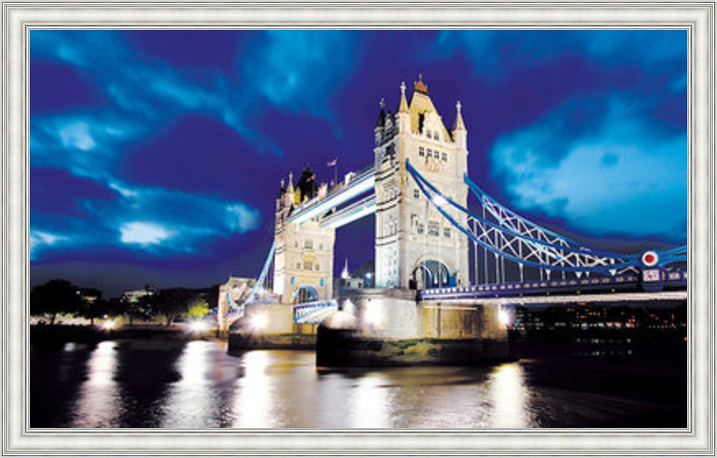 Tower Bridge at Night Liquid Art