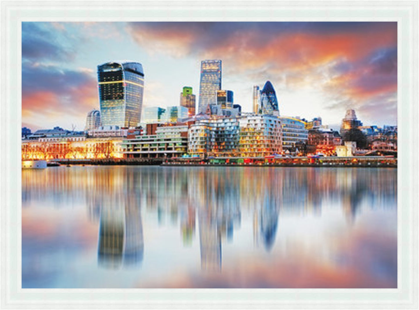 Across the River Thames Liquid Art