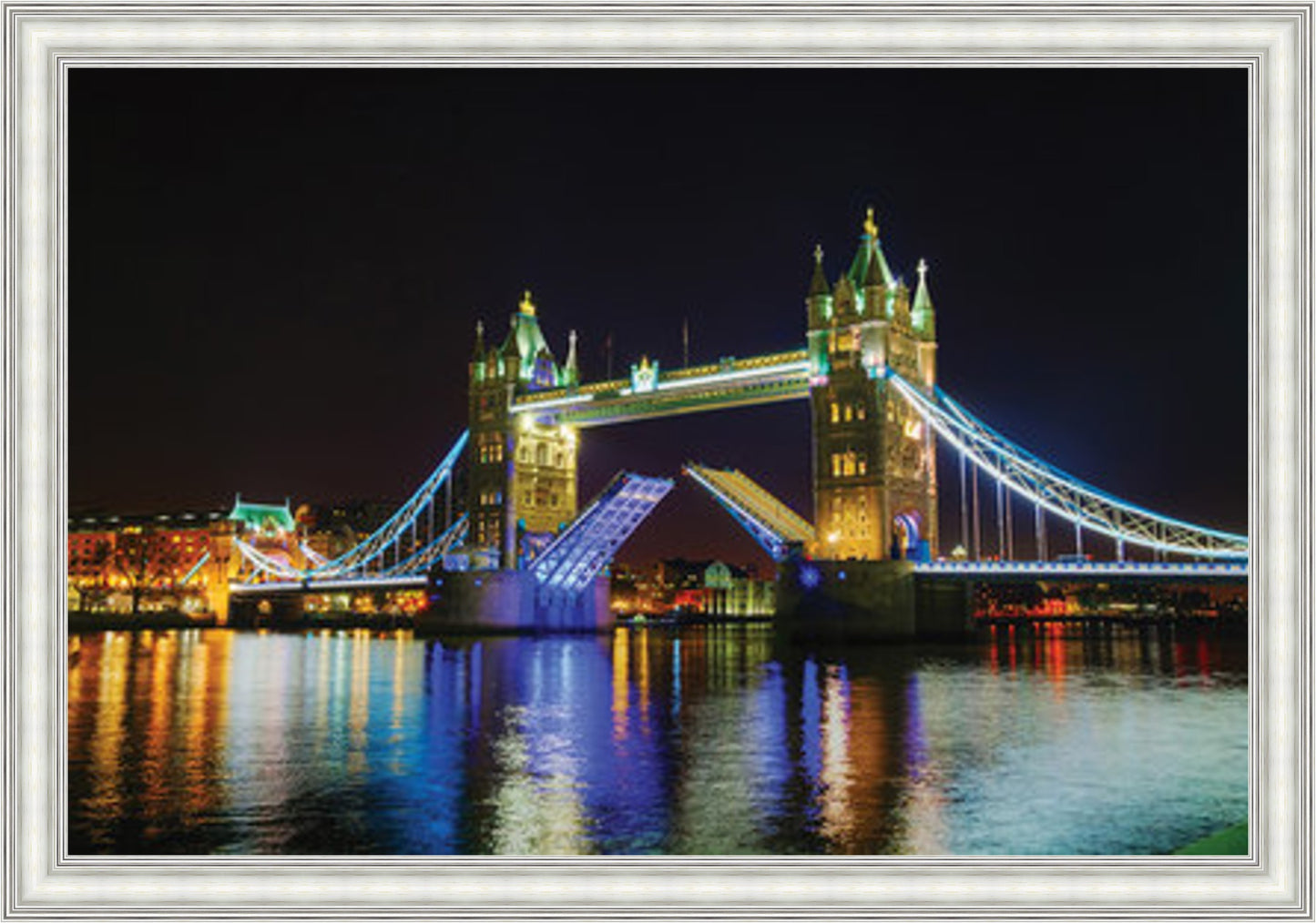 The Opening of Tower Bridge Liquid Art