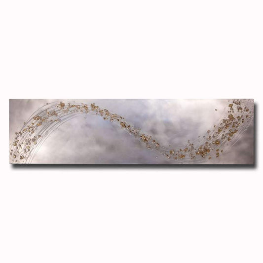 Lithium Alchemy Champagne Metal Wall Art