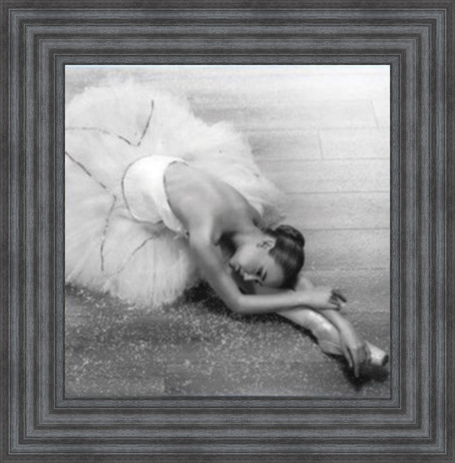 Ballerina Pose - Black and White