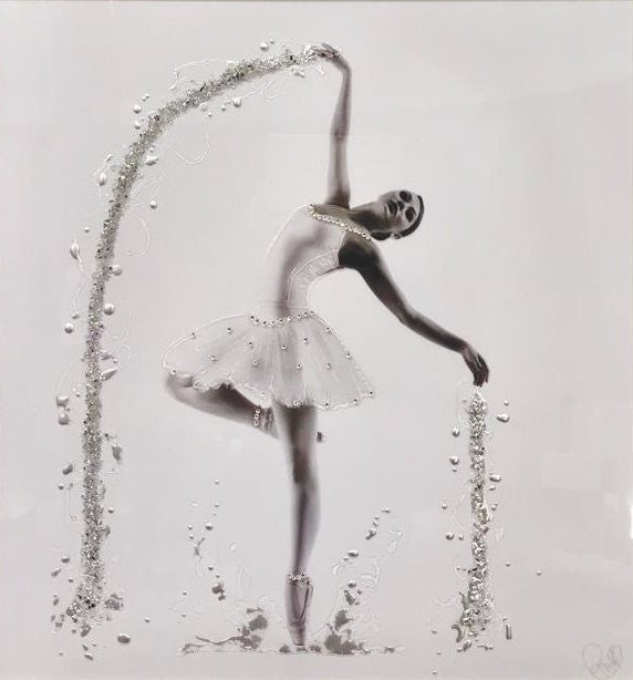 Strike a Pose Ballerina Liquid Art