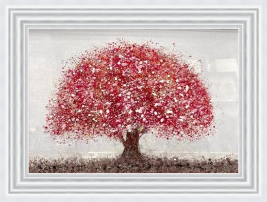Red Tree Of Life Liquid Art