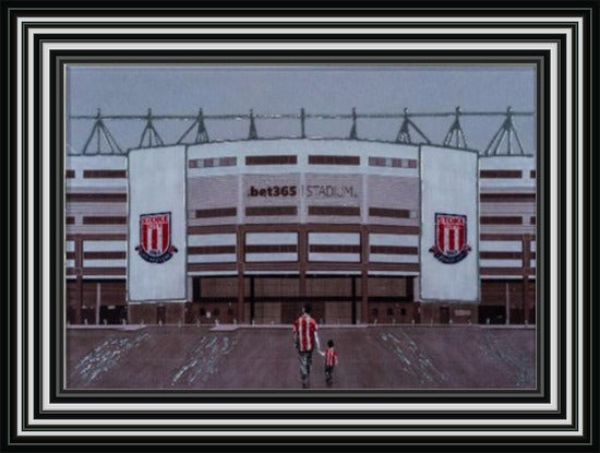 Football Liquid Art - Bet365 Stadium, Stoke-on-Trent