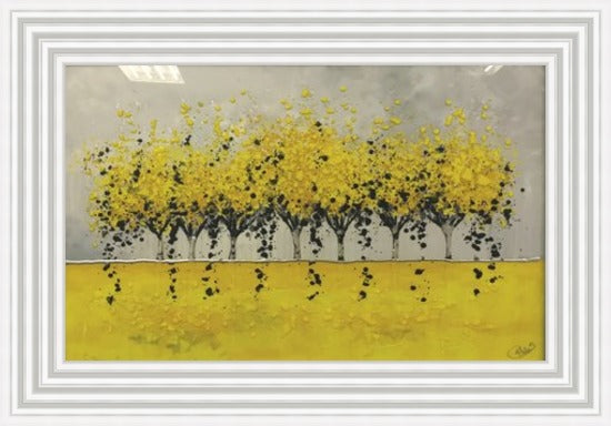 Yellow Forest Liquid Art