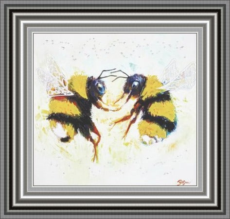 Dance Of The Bumble Bee Liquid Art