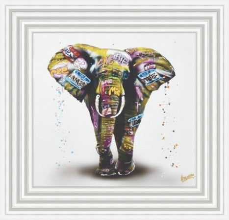 Elephants Don't Forget Liquid Art