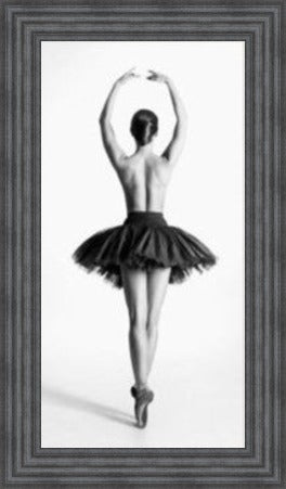 Ballerina Pirouette - Black and White