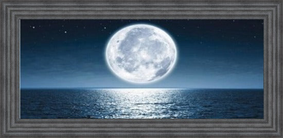 Blue Moon Over Water