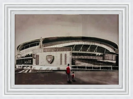 Football Liquid Art - Emirates Stadium, Arsenal