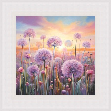 Pastel Allium Sunrise