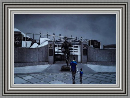 Football Liquid Art - Goodison Park, Everton