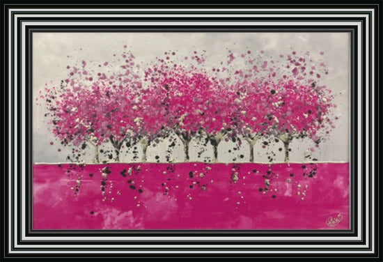 Pink Forest Liquid Art