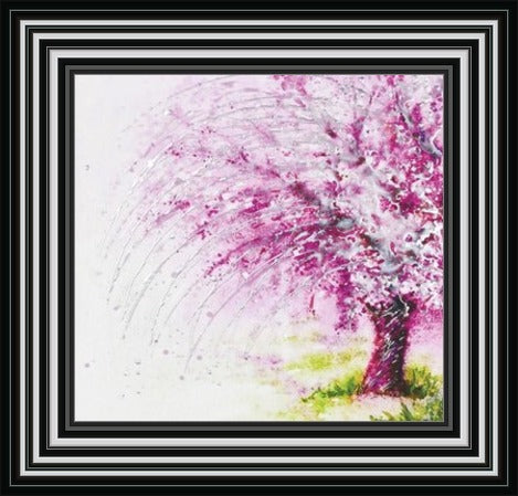 Cherry Blossom Beauty Liquid Art