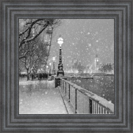 Winter Wonderland, London - Black and White