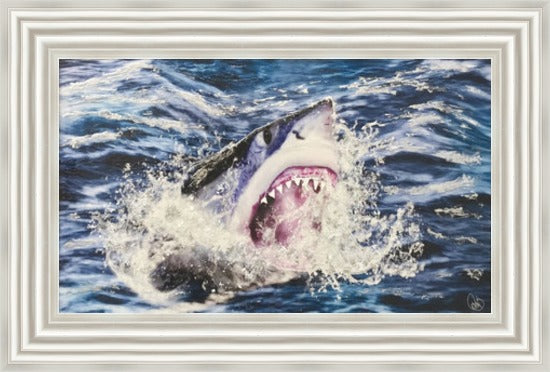 Jaws Shark Liquid Art