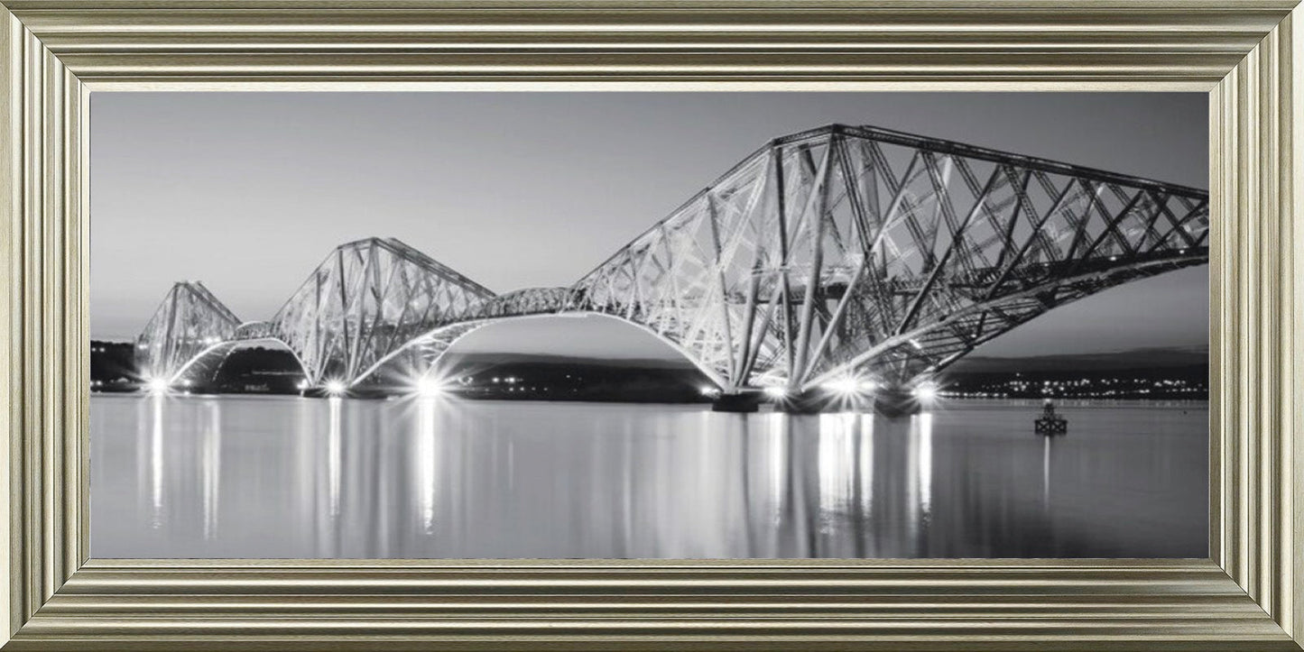 Forth Rail Bridge - Black and White