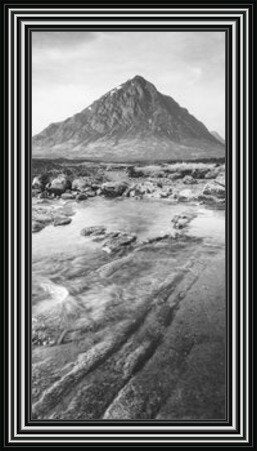 Peaceful Glencoe - Black and White