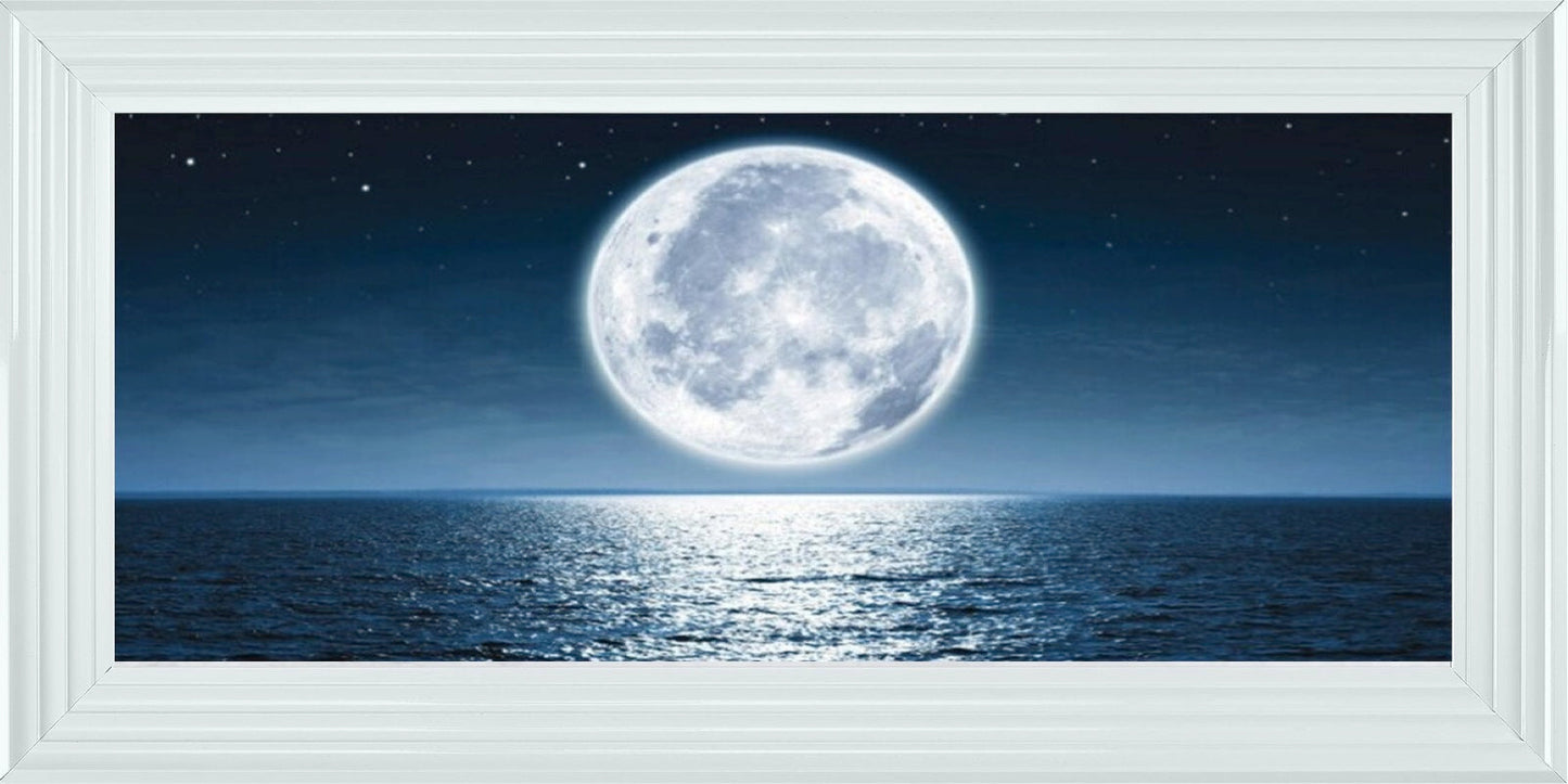 Blue Moon Over Water