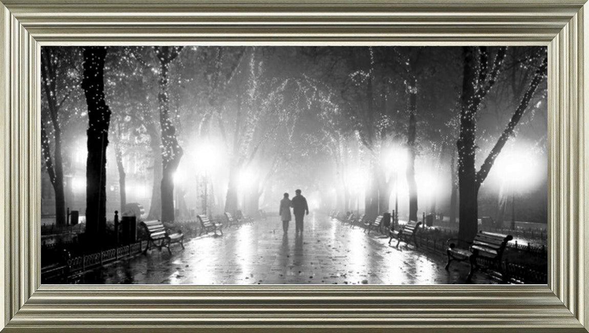 Romantic Walk - Black and White
