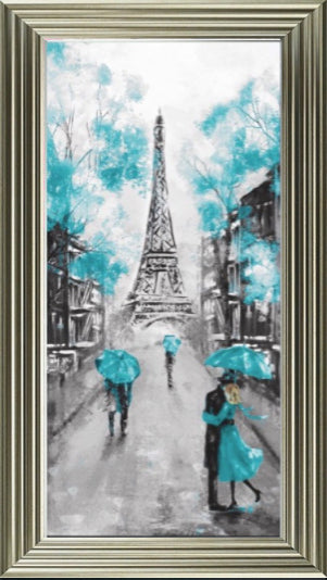 Paris Blossoms in Turquoise