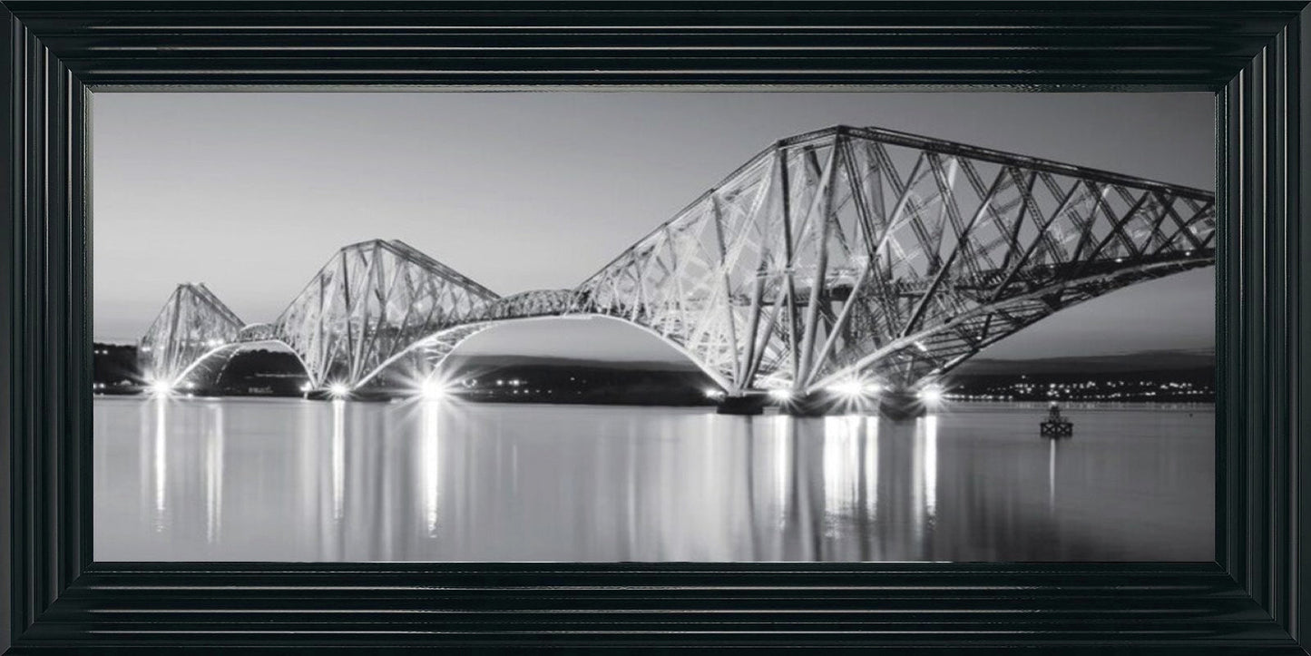 Forth Rail Bridge - Black and White