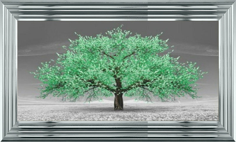 Green Cherry Blossom Tree