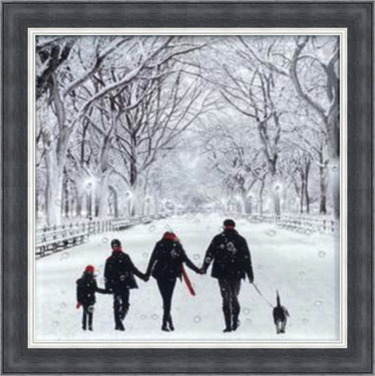 A Family Walk In The Park - Red - Slim Frame