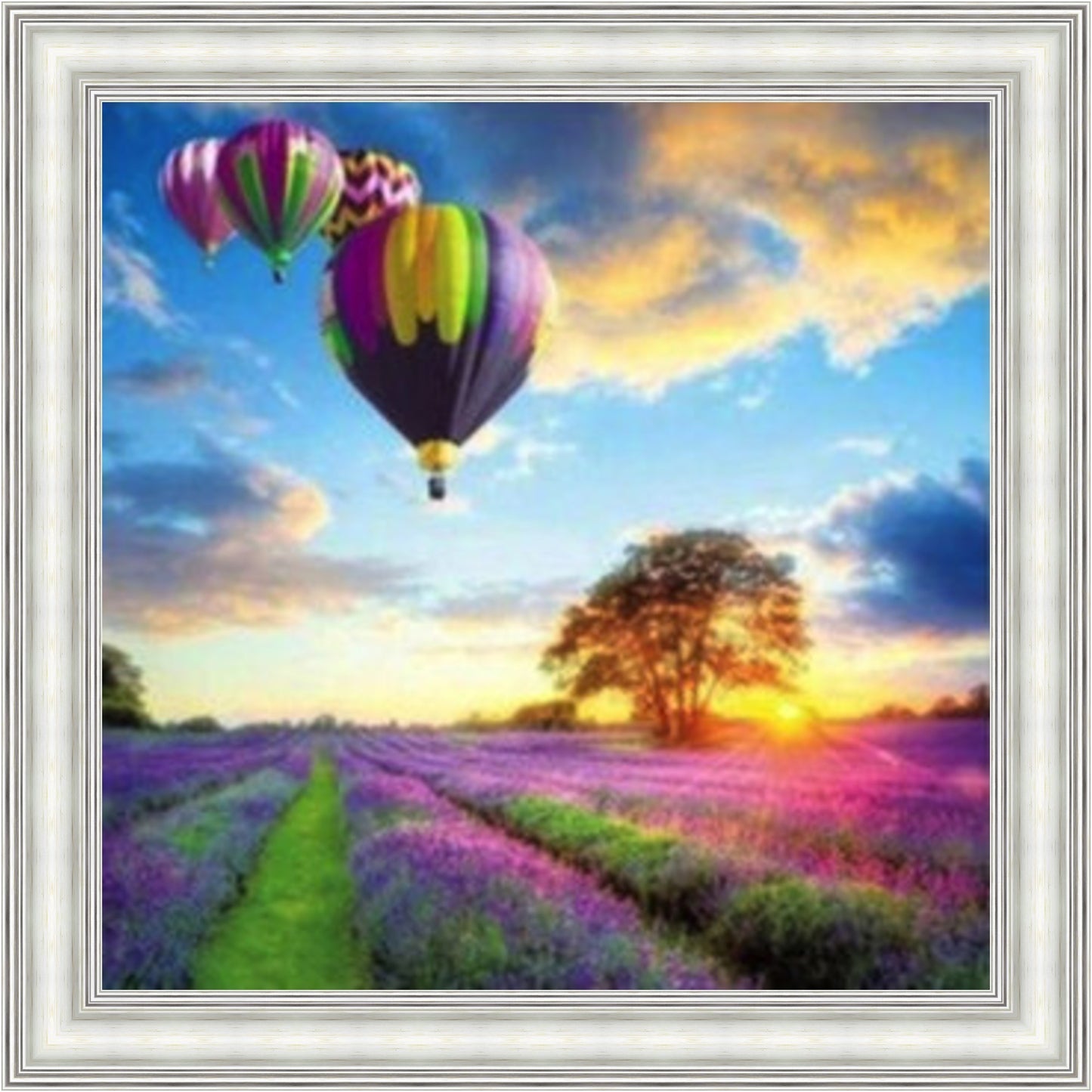 Balloons & Lavender - Slim Frame