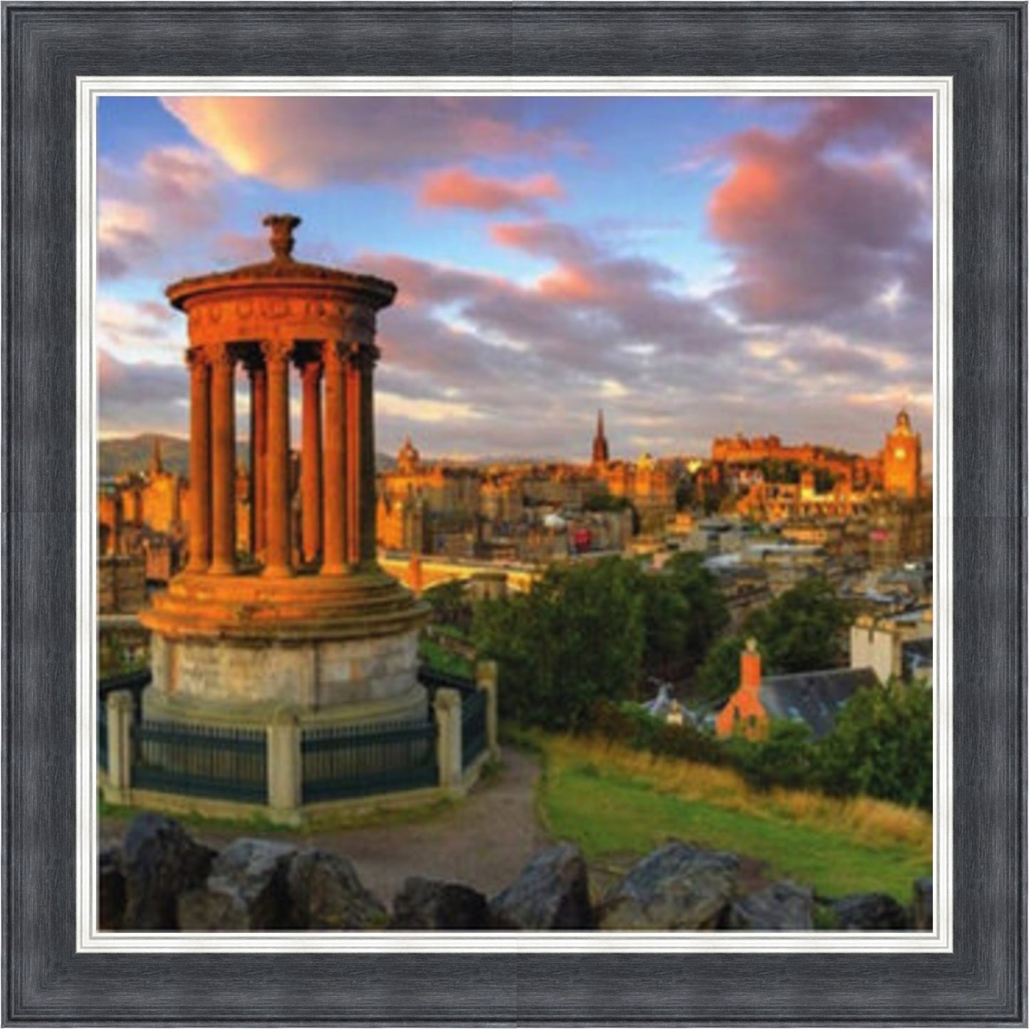 Calton Hill, Edinburgh - Colour Burst - Slim Frame
