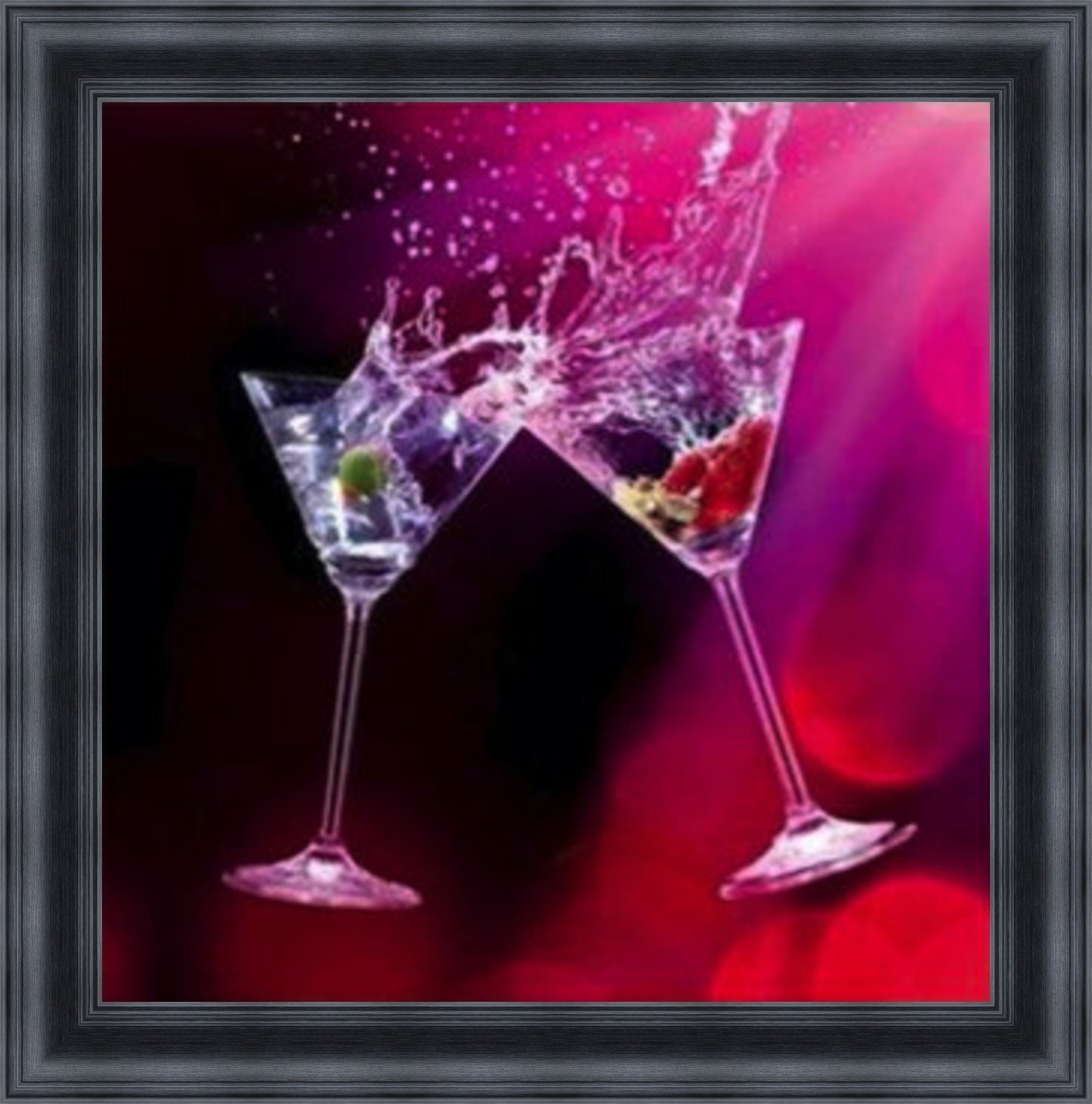 Cocktail Cheers - Colour Explosion - Slim Frame